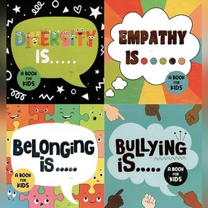 Children Book Set (4 pack) Bullying.., Belonging.., Empathy.., Diversity..